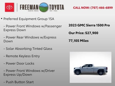 2023 GMC Sierra 1500 2WD Double Cab 147 Pro