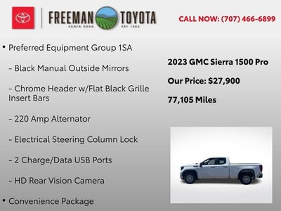 2023 GMC Sierra 1500 2WD Double Cab 147 Pro