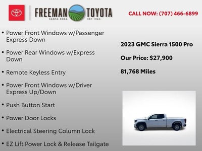 2023 GMC Sierra 1500 2WD Double Cab 147 Pro