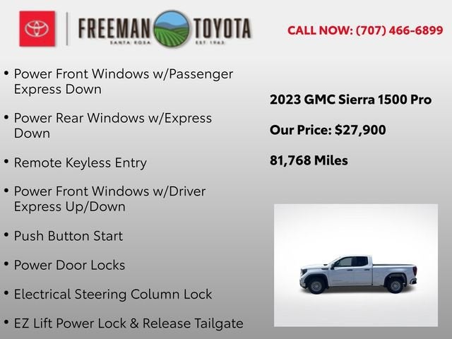 2023 GMC Sierra 1500 2WD Double Cab 147 Pro