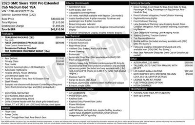 2023 GMC Sierra 1500 2WD Double Cab 147 Pro