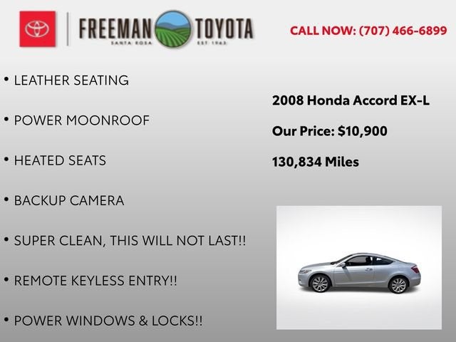 2008 Honda Accord Cpe Base