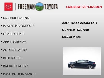 2017 Honda Accord Coupe EX-L CVT