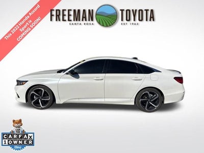 2022 Honda Accord Sedan Sport 1.5T CVT