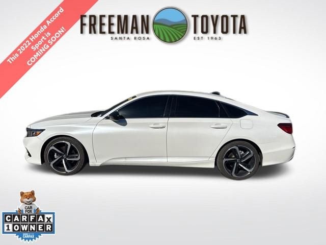 2022 Honda Accord Sedan Sport 1.5T CVT