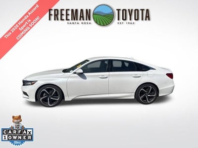 2020 Honda Accord Sedan Sport 1.5T CVT