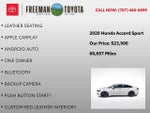 2020 Honda Accord Sedan Sport 1.5T CVT