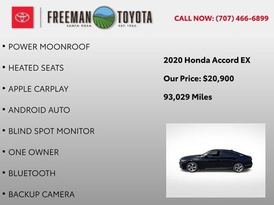 2020 Honda Accord Sedan EX 1.5T CVT