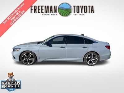 2021 Honda Accord Sedan Sport SE 1.5T CVT