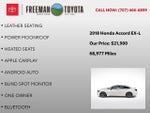 2018 Honda Accord Sedan EX-L 1.5T CVT