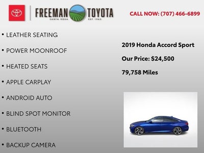 2019 Honda Accord Sedan Sport 2.0T Auto