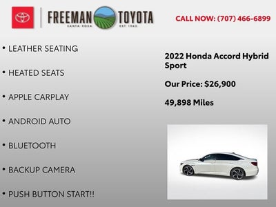 2022 Honda Accord Hybrid Sport Sedan