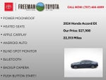 2024 Honda Accord Sedan EX CVT