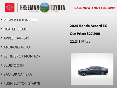 2024 Honda Accord Sedan EX CVT