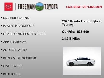 2025 Honda Accord Hybrid Touring Sedan