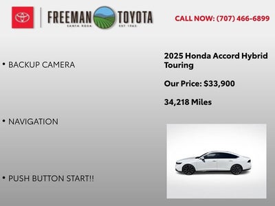 2025 Honda Accord Hybrid Touring Sedan