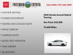 2025 Honda Accord Hybrid Touring Sedan