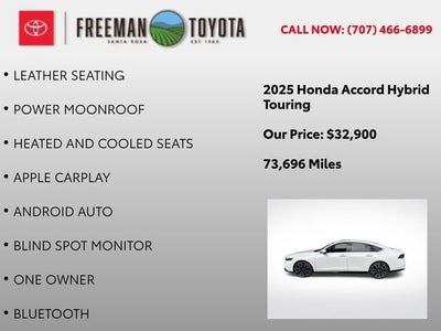 2025 Honda Accord Hybrid Touring Sedan