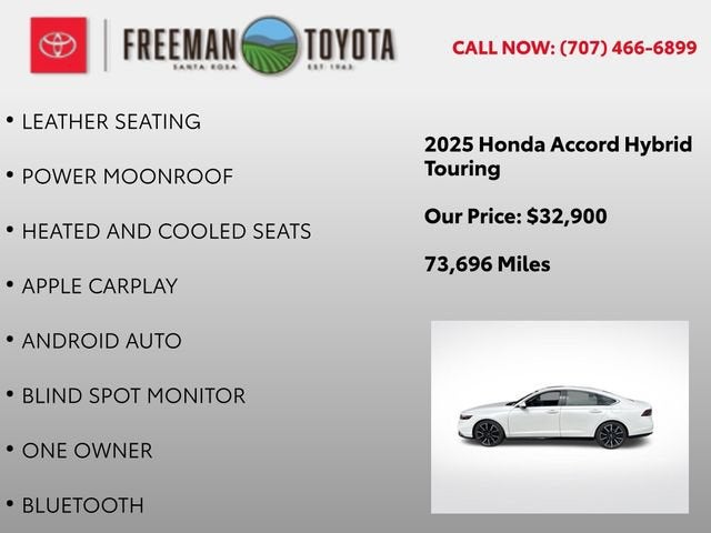 2025 Honda Accord Hybrid Touring Sedan