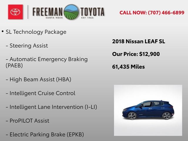 2018 Nissan LEAF SL Hatchback