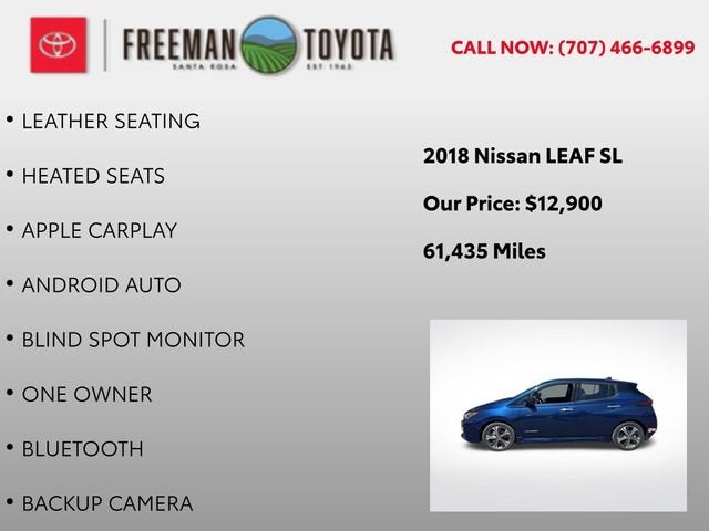 2018 Nissan LEAF SL Hatchback