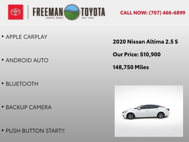 2020 Nissan Altima 2.5 S Sedan