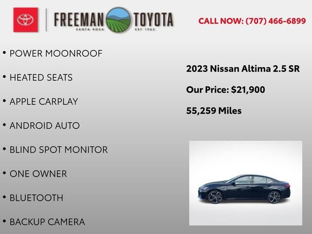 2023 Nissan Altima 2.5 SR Sedan