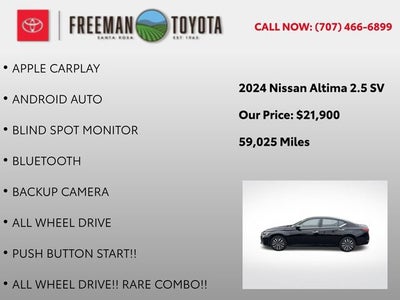 2024 Nissan Altima 2.5 SV AWD Sedan