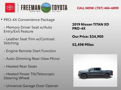 2019 Nissan Titan XD 4x4 Diesel Crew Cab PRO-4X