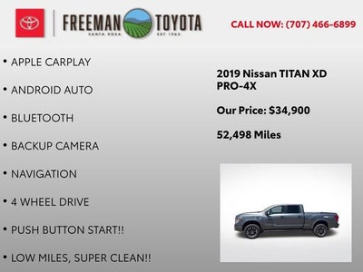 2019 Nissan Titan XD 4x4 Diesel Crew Cab PRO-4X