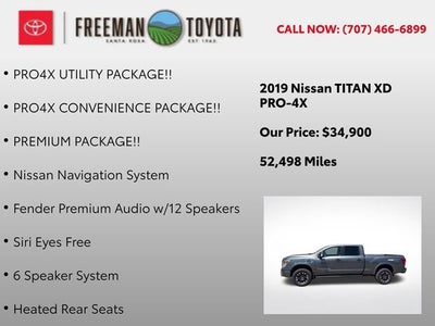 2019 Nissan Titan XD 4x4 Diesel Crew Cab PRO-4X