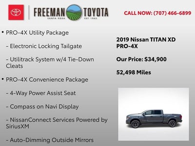 2019 Nissan Titan XD 4x4 Diesel Crew Cab PRO-4X