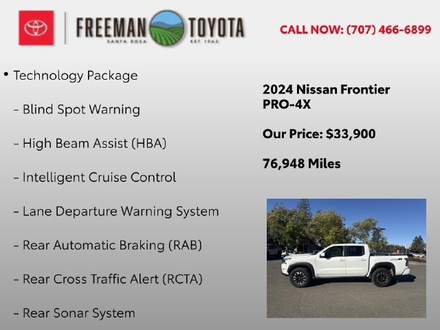 2024 Nissan Frontier Crew Cab 4x4 PRO-4X