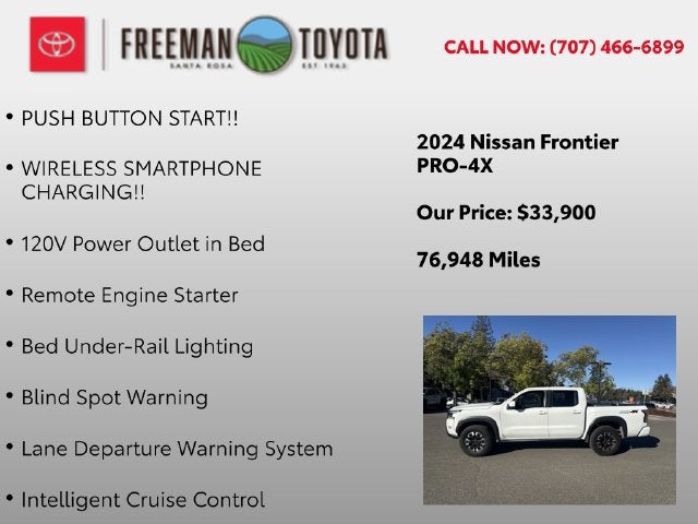 2024 Nissan Frontier Crew Cab 4x4 PRO-4X