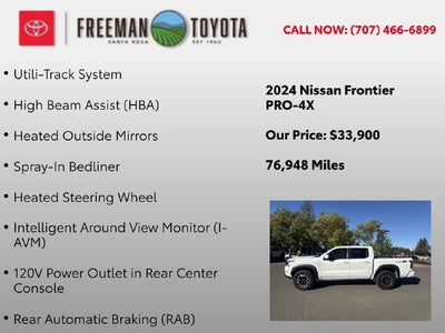 2024 Nissan Frontier Crew Cab 4x4 PRO-4X