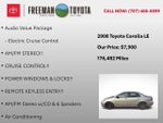 2008 Toyota Corolla 4dr Sdn Auto LE