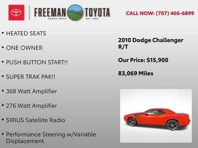 2010 Dodge Challenger 2dr Cpe R/T