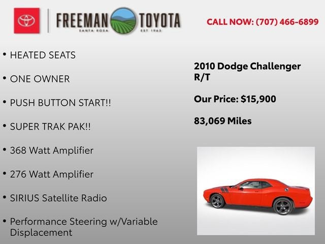 2010 Dodge Challenger 2dr Cpe R/T