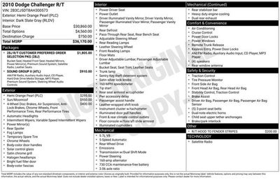 2010 Dodge Challenger 2dr Cpe R/T
