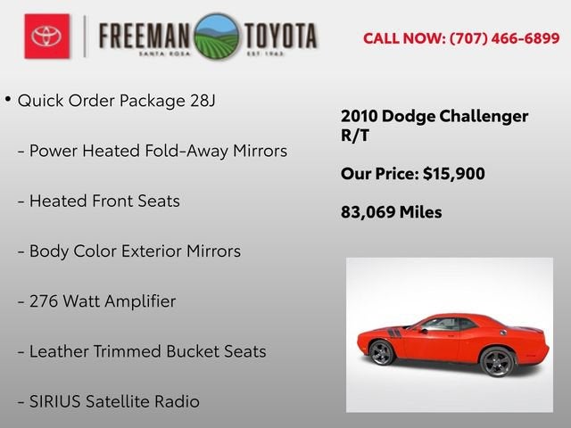 2010 Dodge Challenger 2dr Cpe R/T