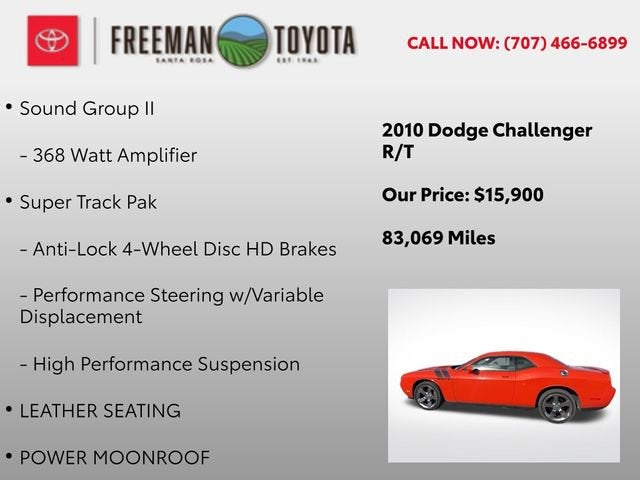 2010 Dodge Challenger 2dr Cpe R/T