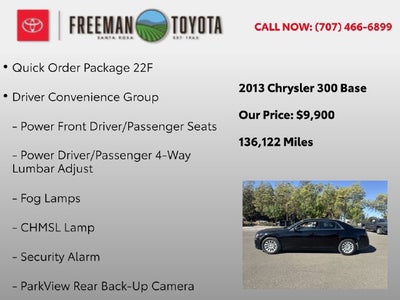 2013 Chrysler 300 4dr Sdn RWD