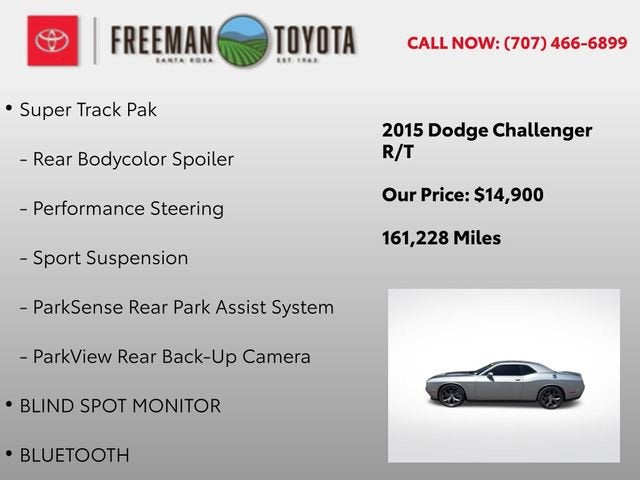 2015 Dodge Challenger 2dr Cpe R/T