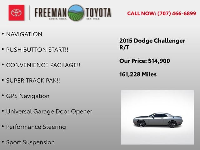 2015 Dodge Challenger 2dr Cpe R/T