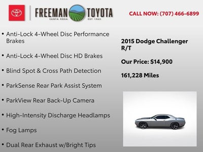 2015 Dodge Challenger 2dr Cpe R/T