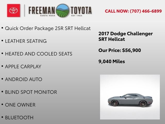 2017 Dodge Challenger SRT Hellcat Coupe