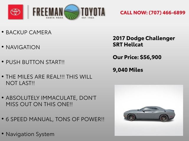2017 Dodge Challenger SRT Hellcat Coupe