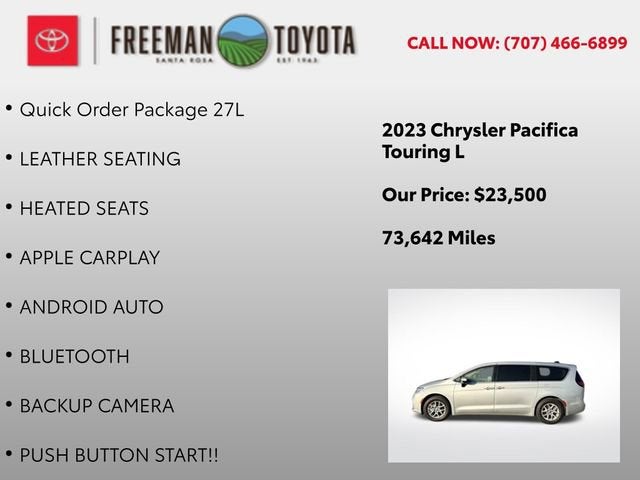 2023 Chrysler Pacifica Touring L FWD