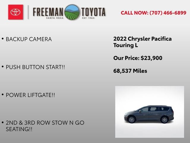 2022 Chrysler Pacifica Touring L FWD