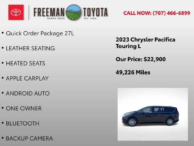2023 Chrysler Pacifica Touring L FWD